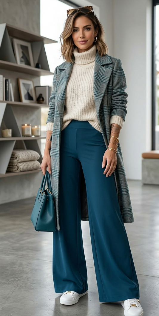 PALAZZOS LUPPE VERDE PETROLEO (Tela Sofia)