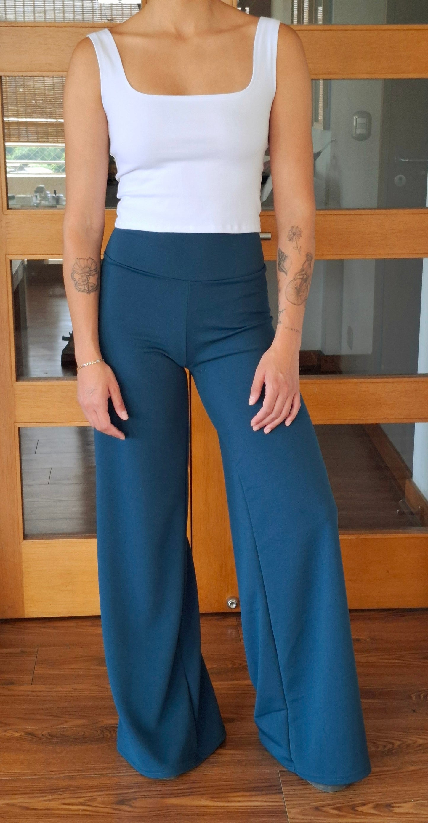 PALAZZOS LUPPE VERDE PETROLEO (Tela Sofia)