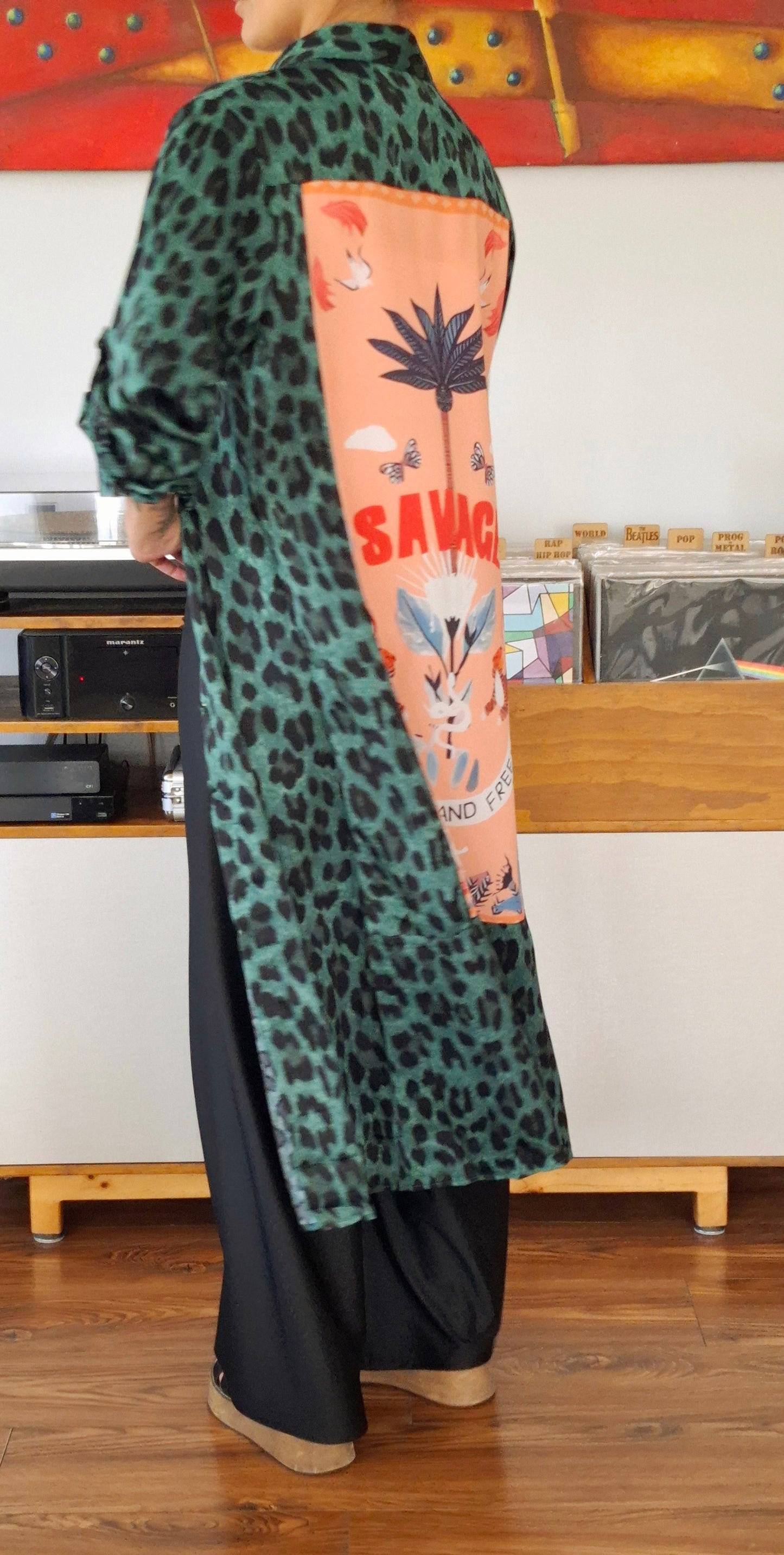 BLUSON ANIMAL PRINT VERDE