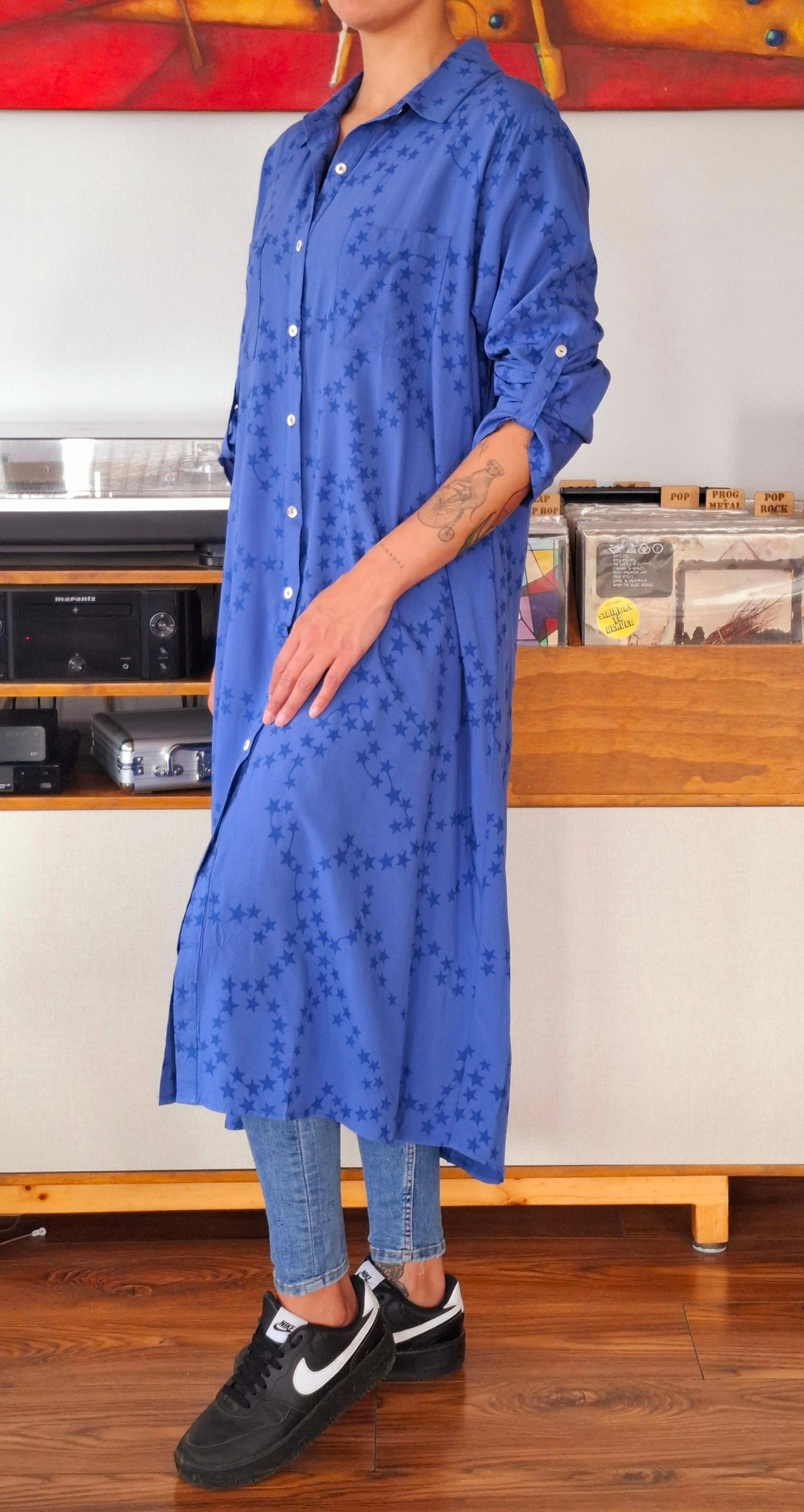 BLUSON AZUL ESTRELLAS