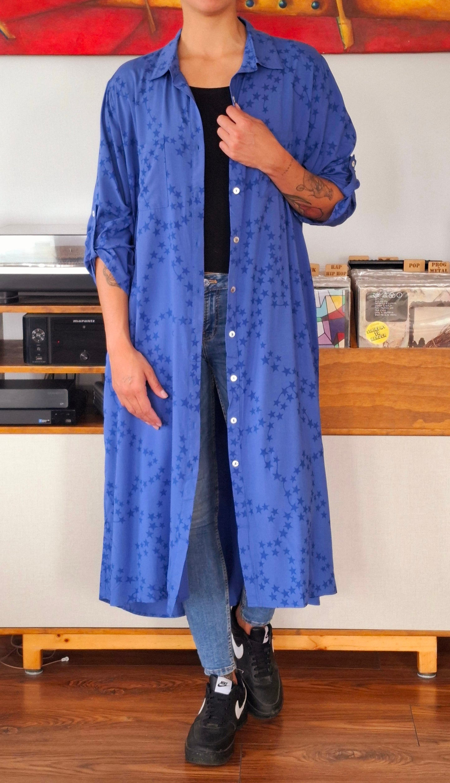 BLUSON AZUL ESTRELLAS