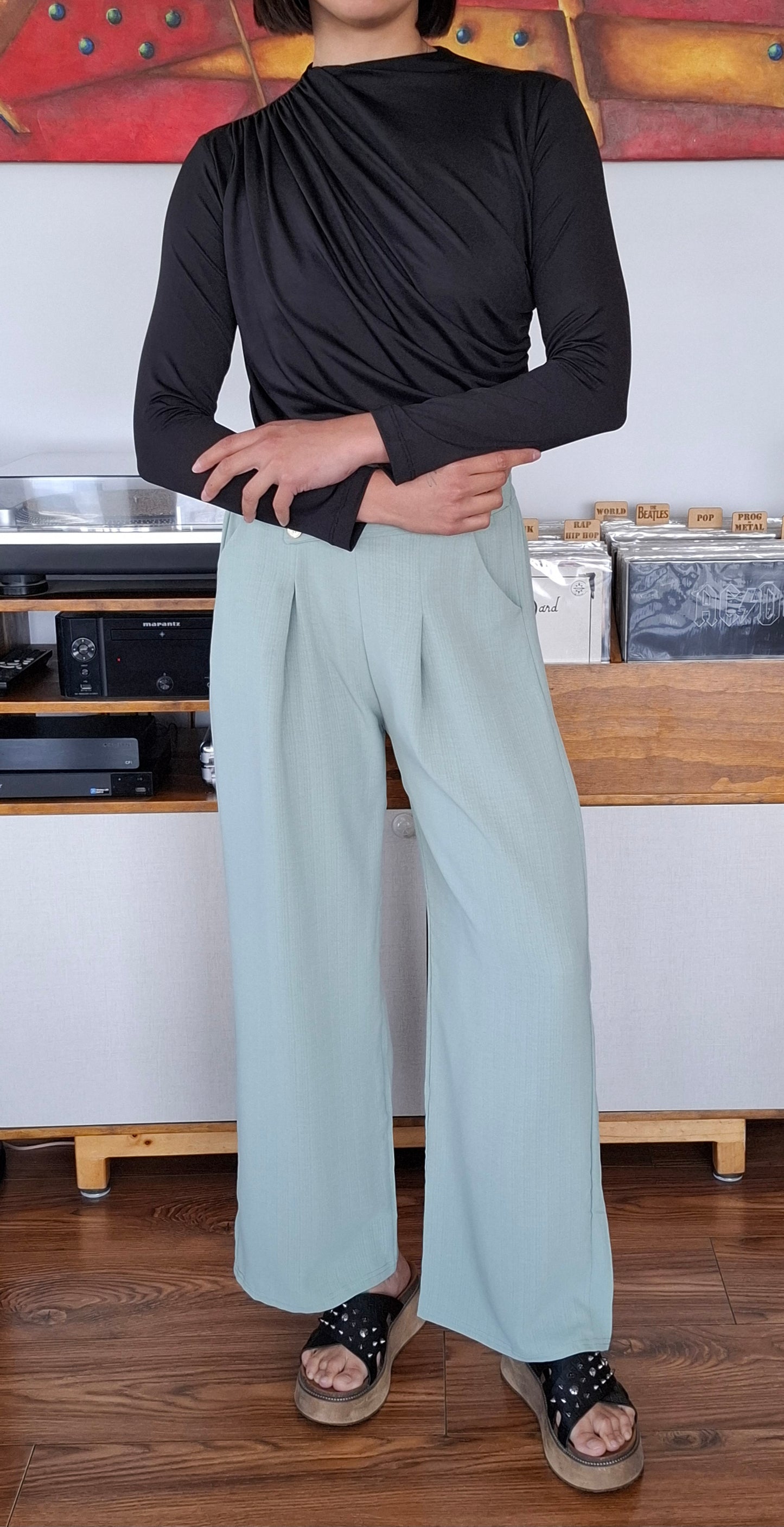 POLERA BASIC CLASIC NEGRA