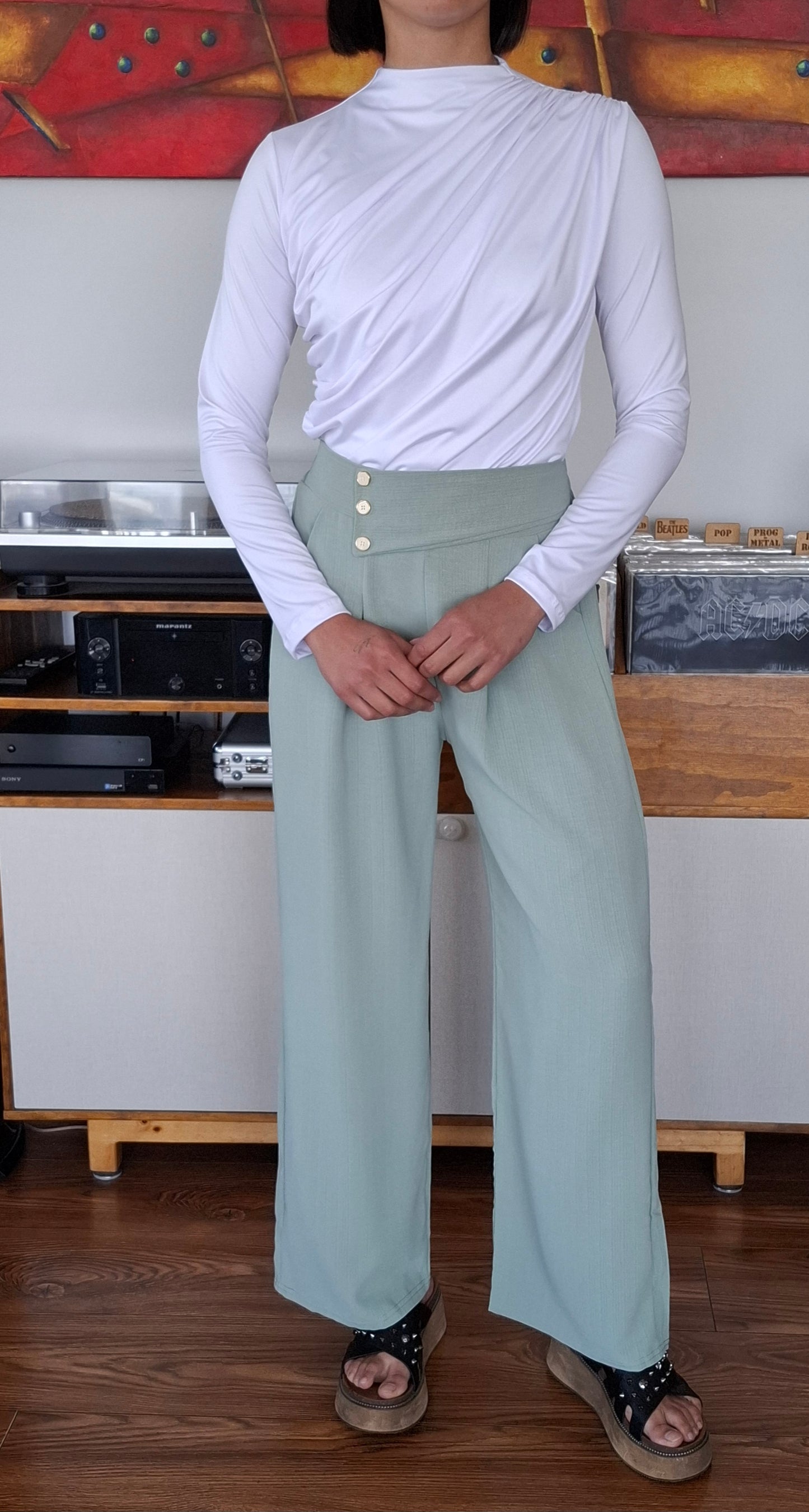 POLERA BASIC CLASIC BLANCA