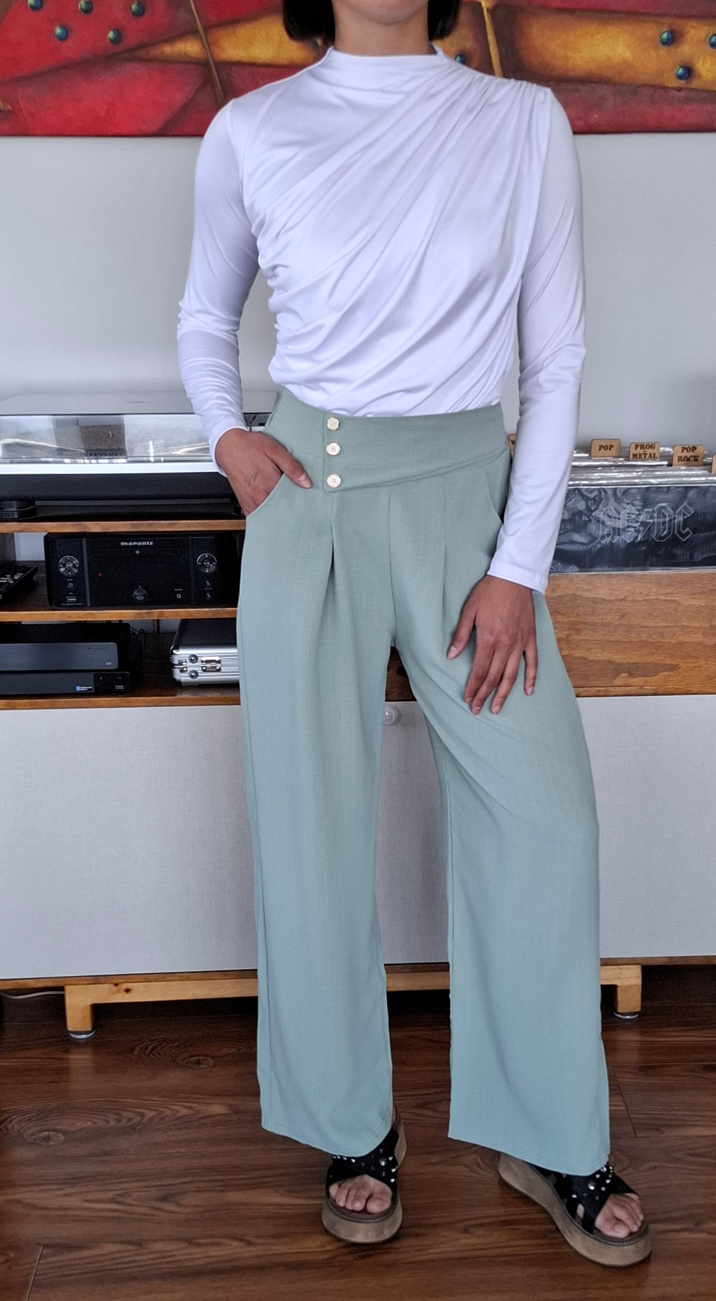 POLERA BASIC CLASIC BLANCA