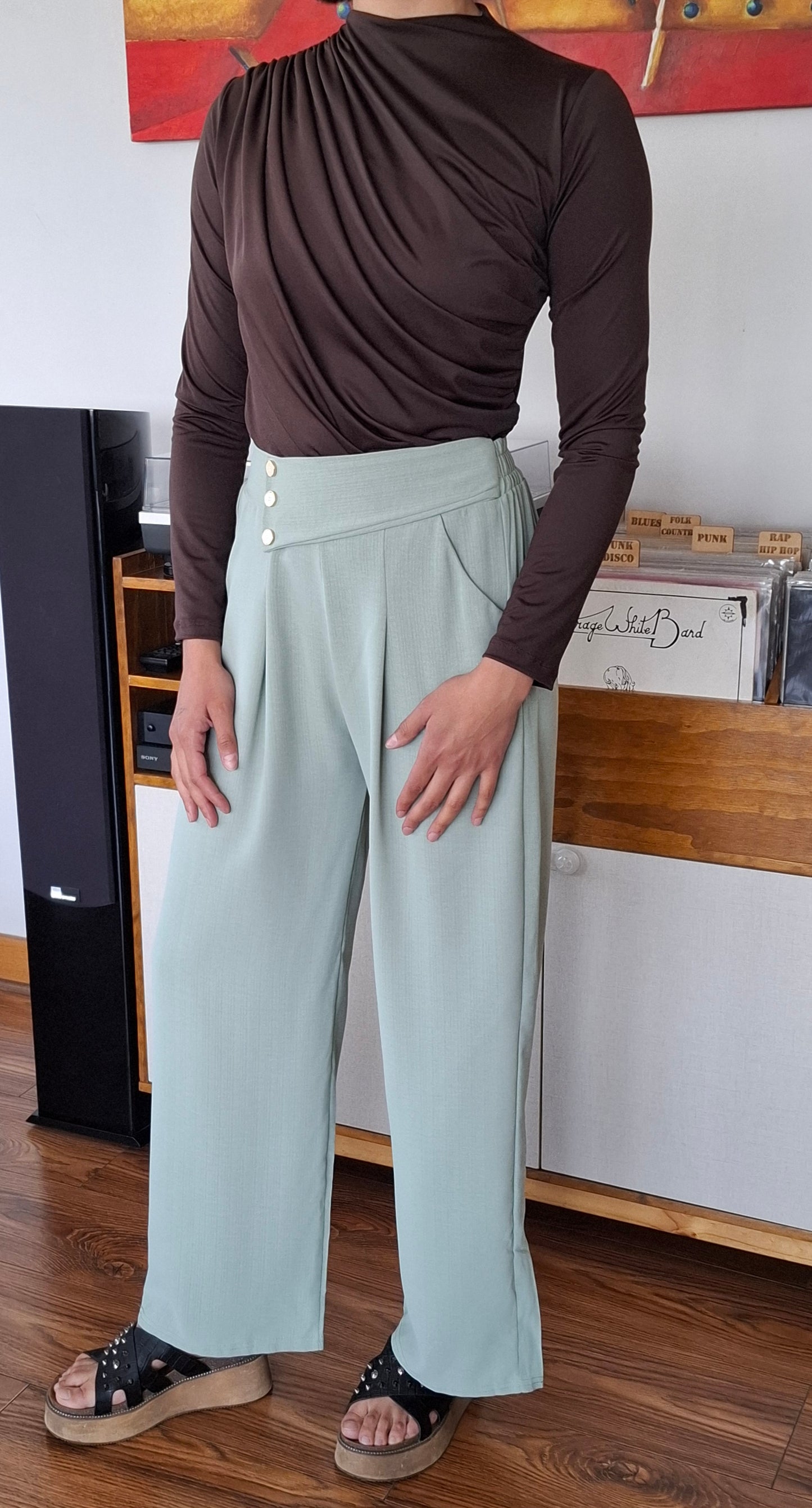 POLERA BASIC CLASIC CAFE MORO