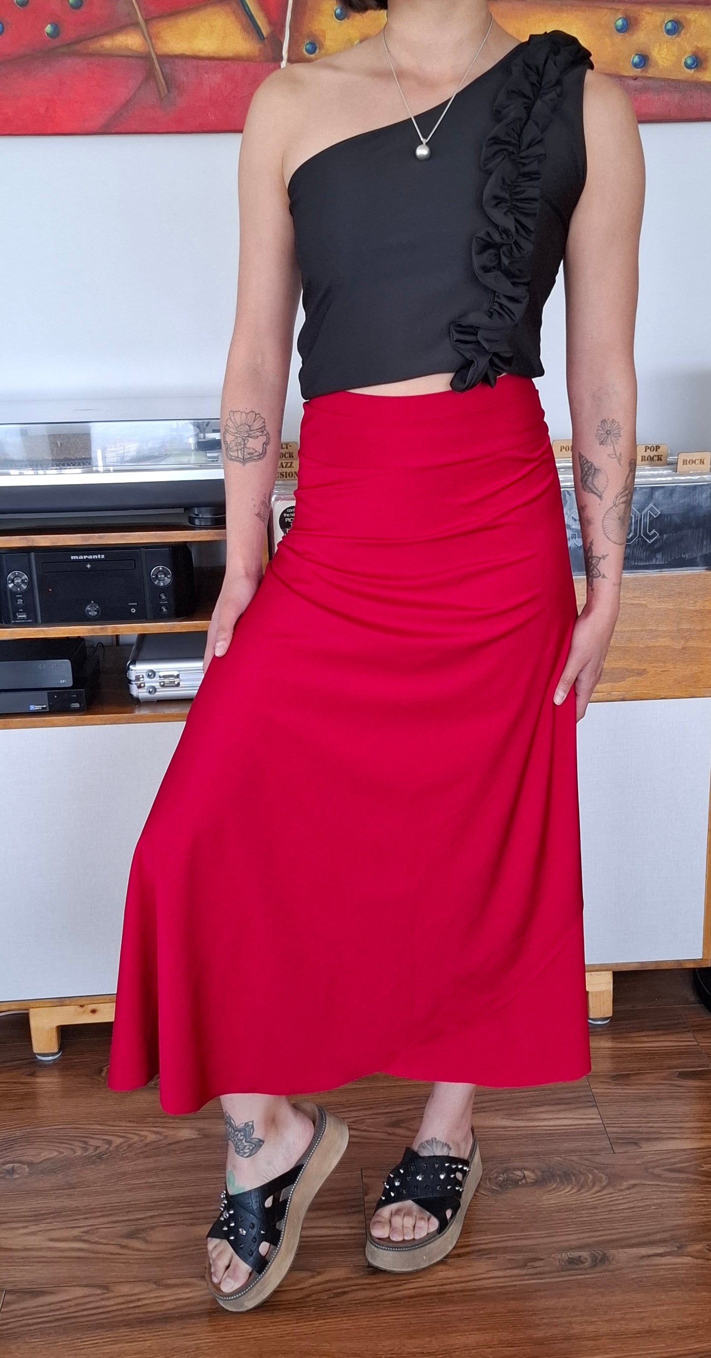 FALDA TILI ROJA