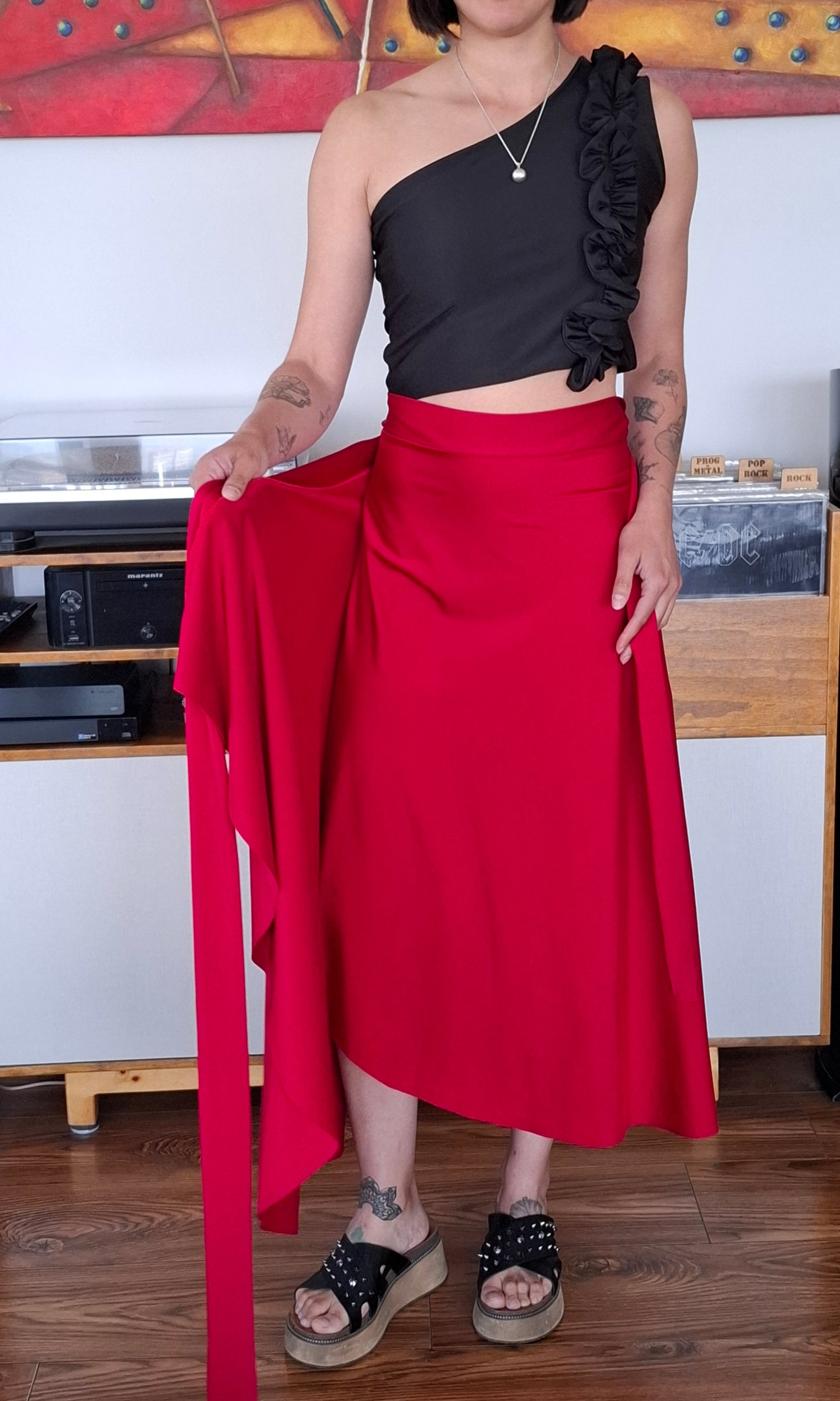 FALDA TILI ROJA