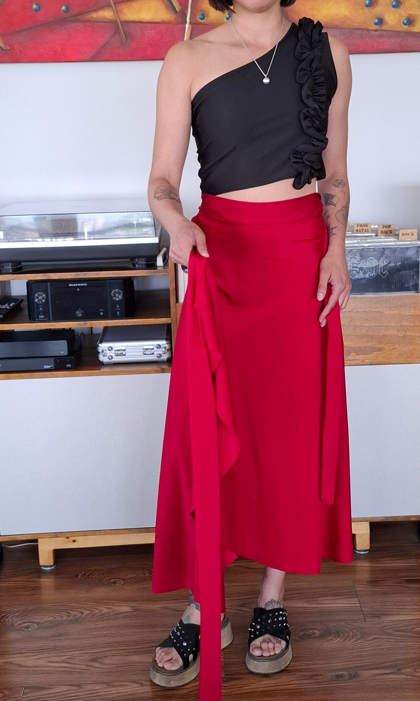 FALDA TILI ROJA