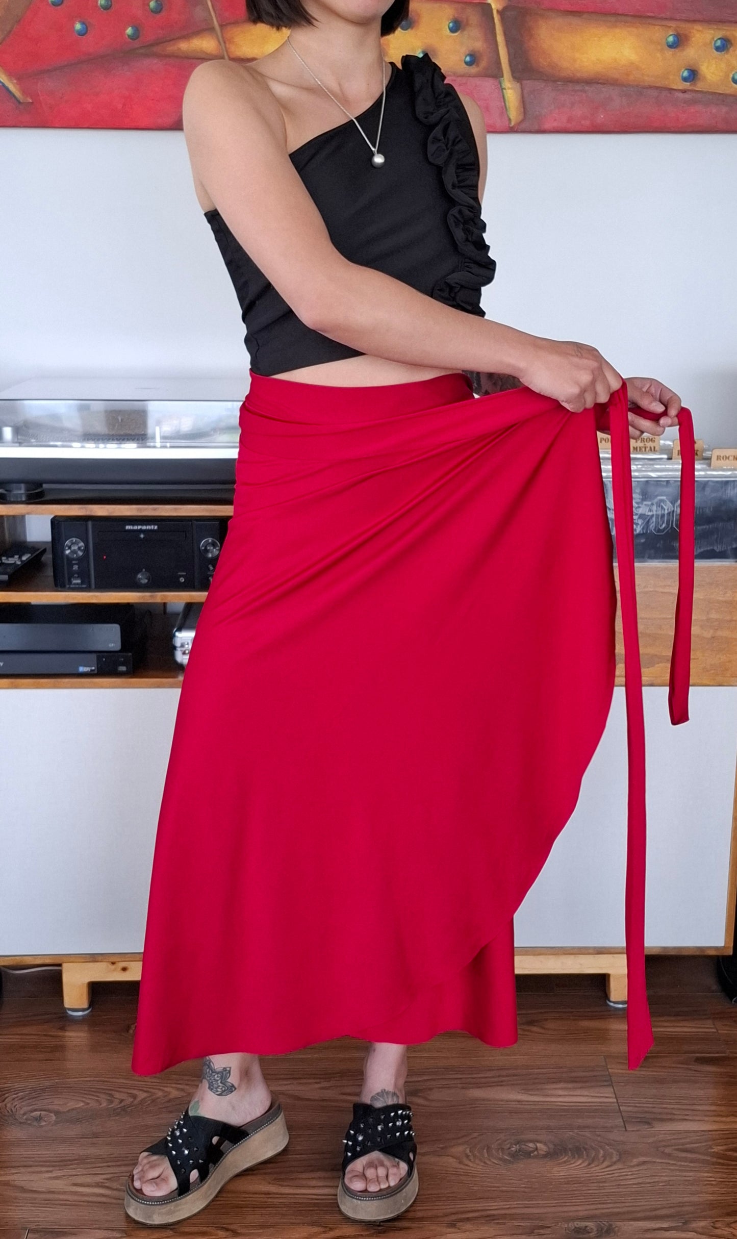 FALDA TILI ROJA
