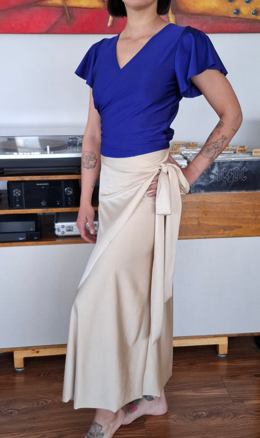 FALDA TILI BEIGE