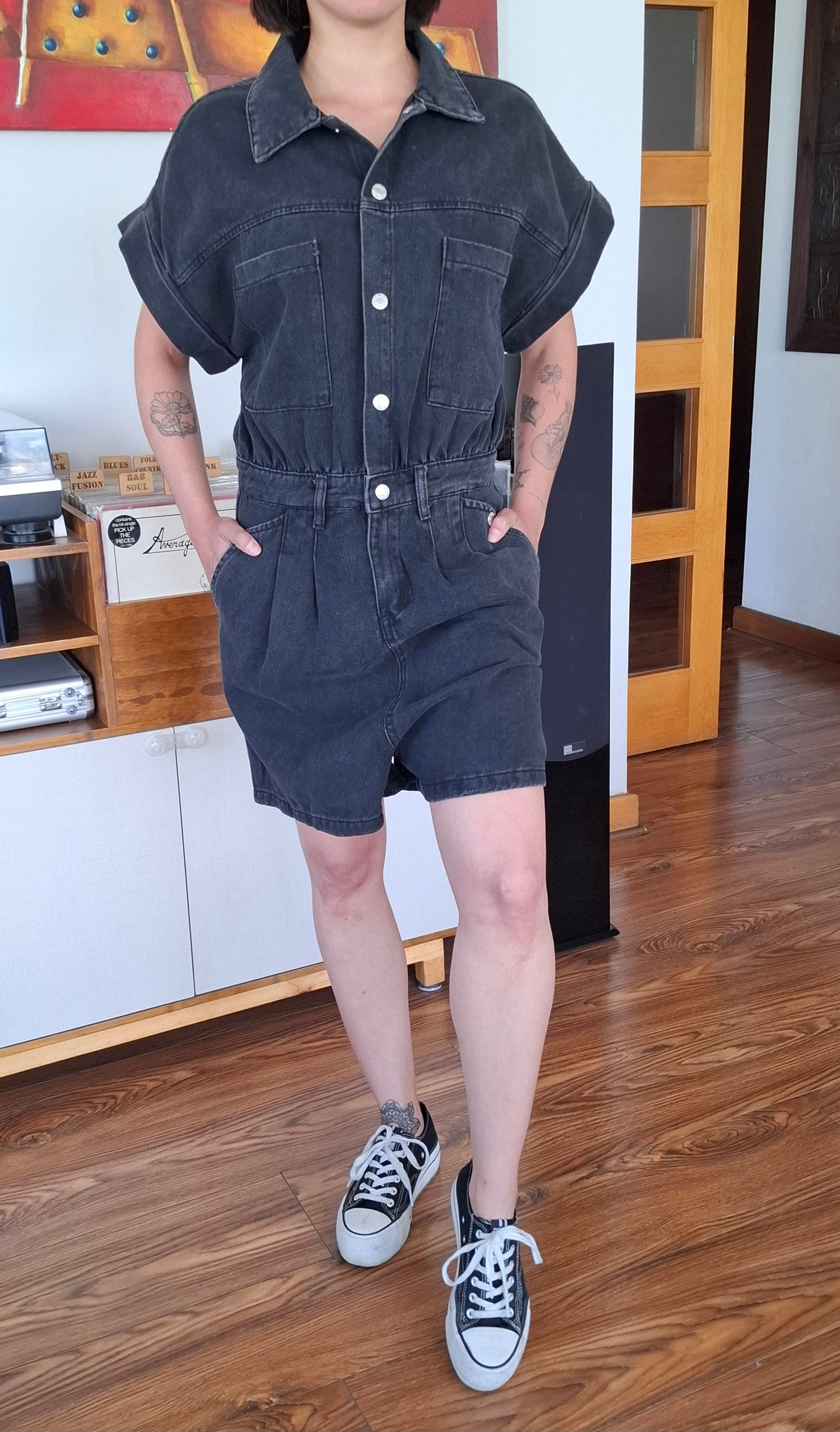 JUMPSUIT JEANS NEGRO