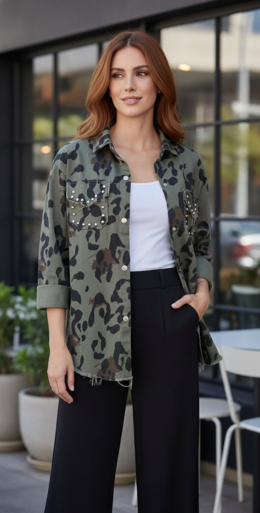 CHAQUETA NAI  (tipo camisa gruesa)