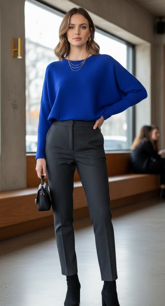 SWEATER ELOISA AZULINO