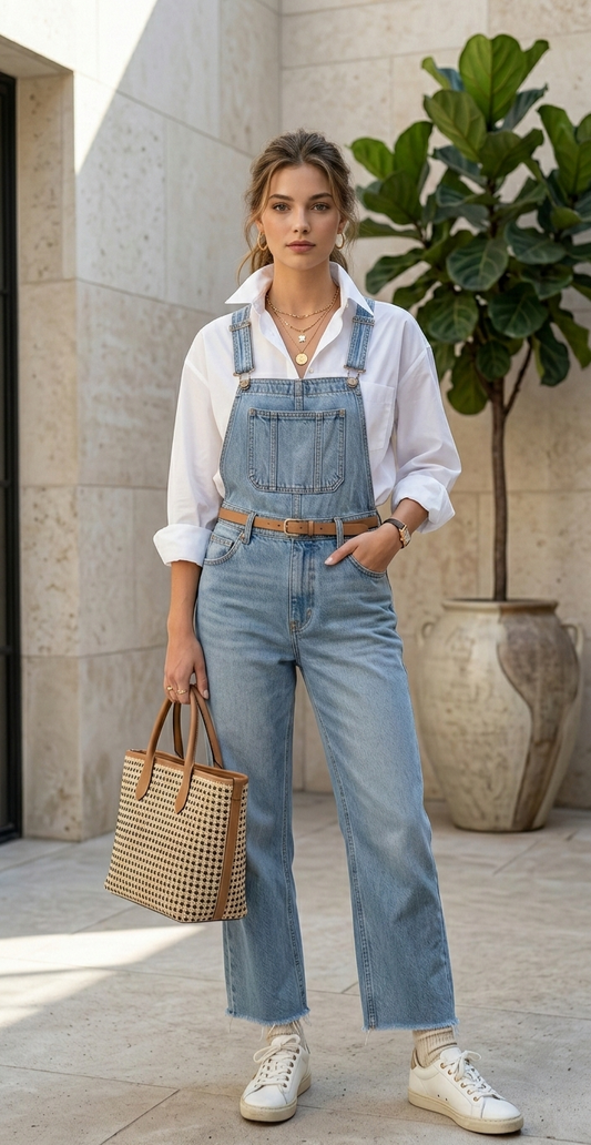 JARDINERA JEANS PIERNA ANCHA