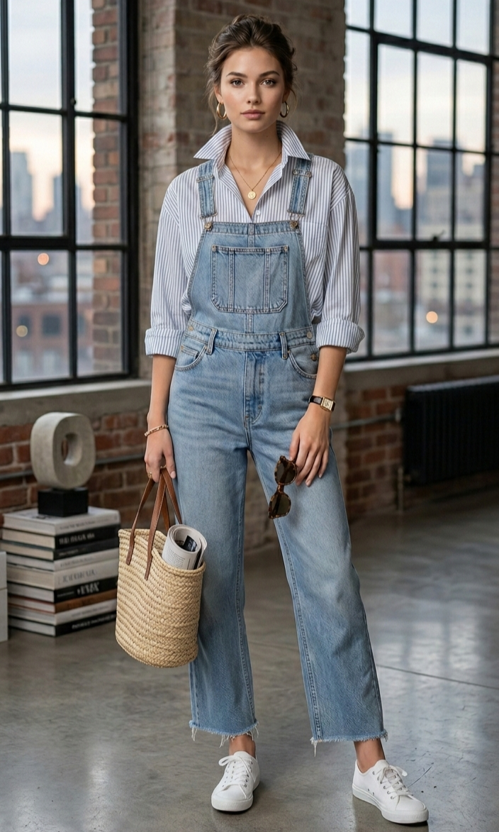 JARDINERA JEANS PIERNA ANCHA