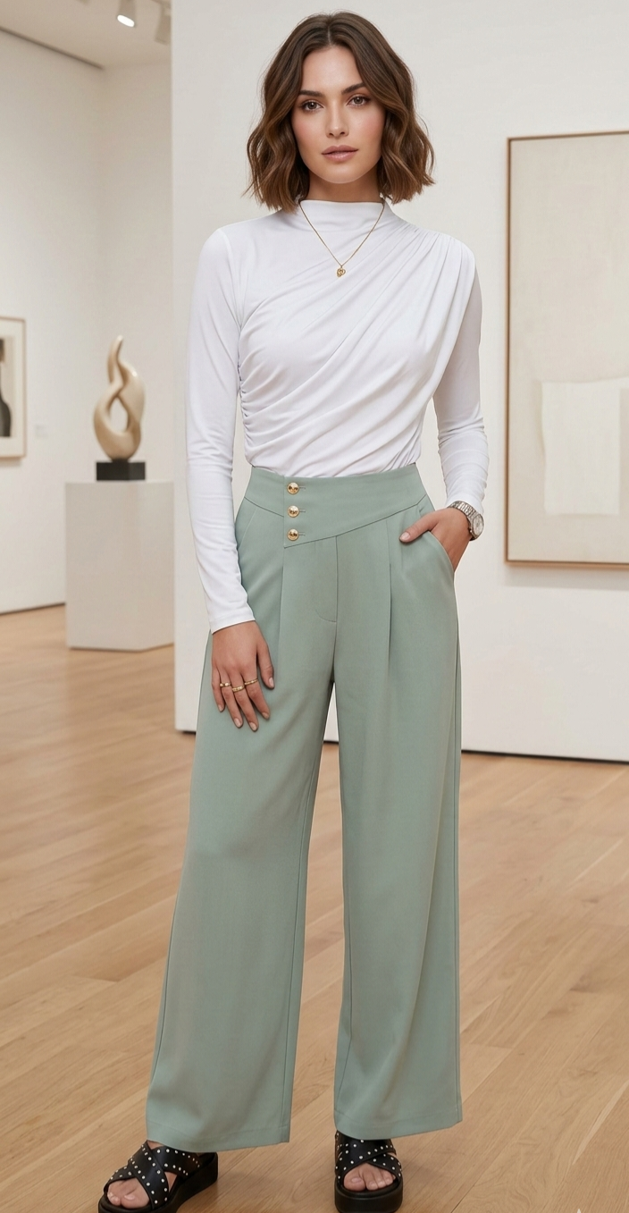 POLERA BASIC CLASIC BLANCA