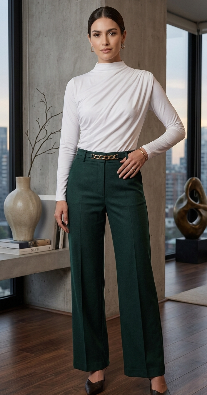 POLERA BASIC CLASIC BLANCA