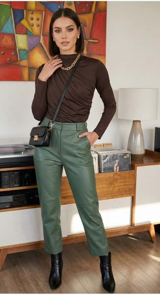 POLERA BASIC CLASIC CAFE MORO