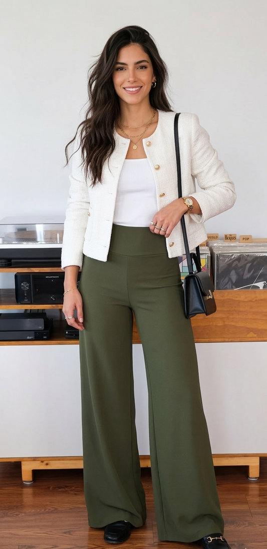 PALAZZOS LUPPE VERDE OLIVO  (Tela Sofia)