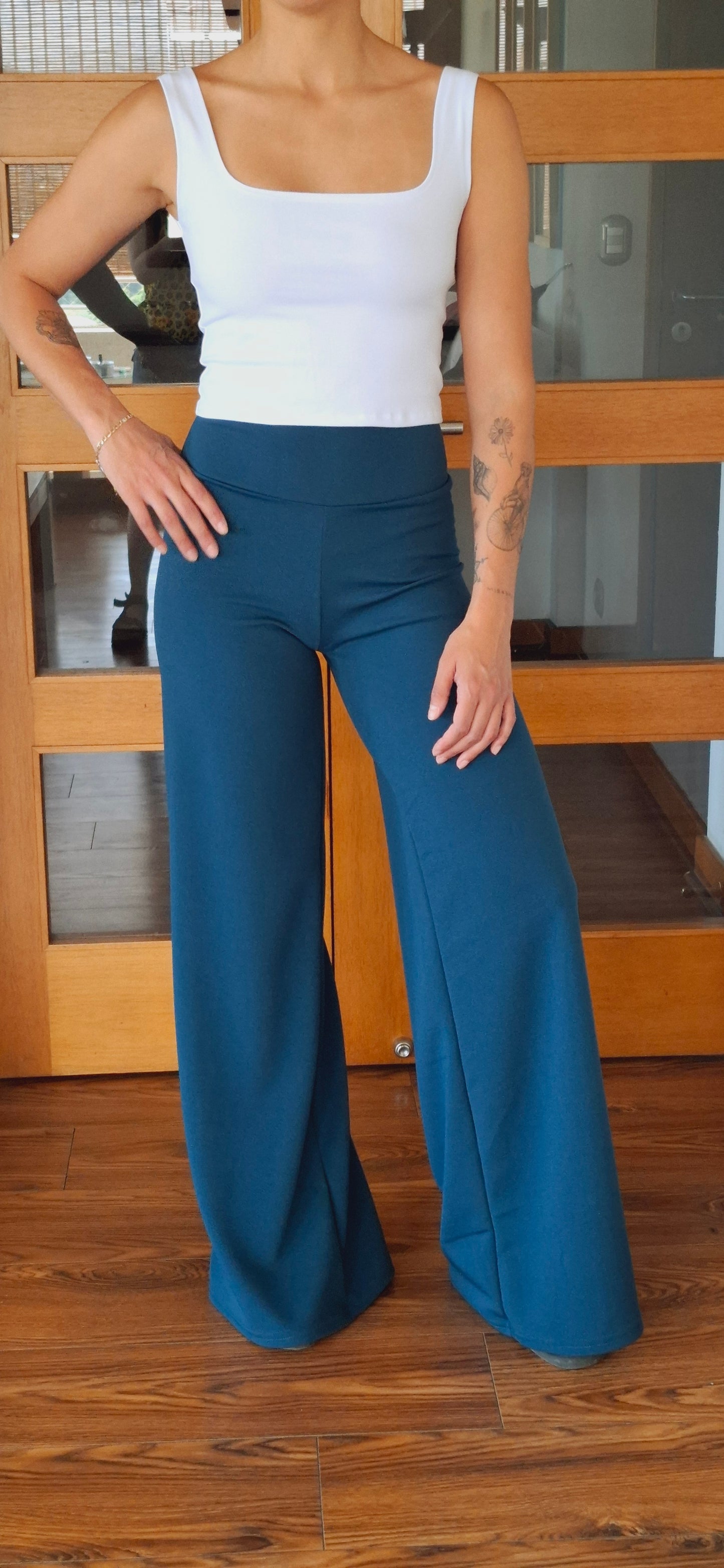 PALAZZOS LUPPE VERDE PETROLEO (Tela Sofia)