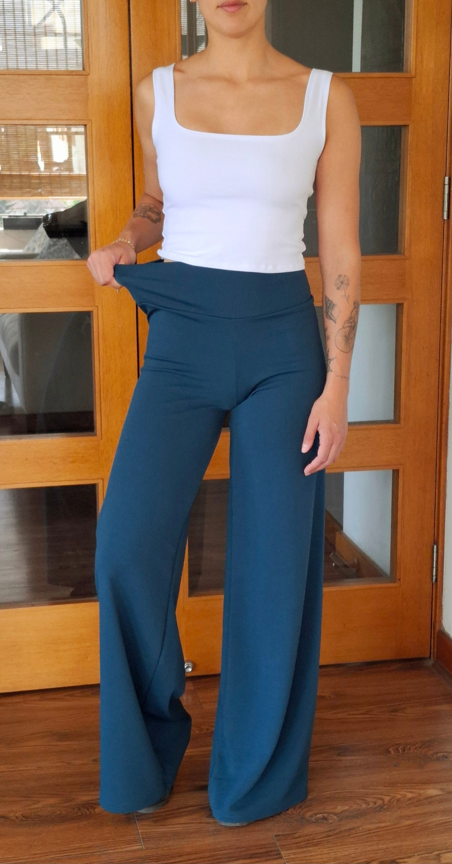 PALAZZOS LUPPE VERDE PETROLEO (Tela Sofia)