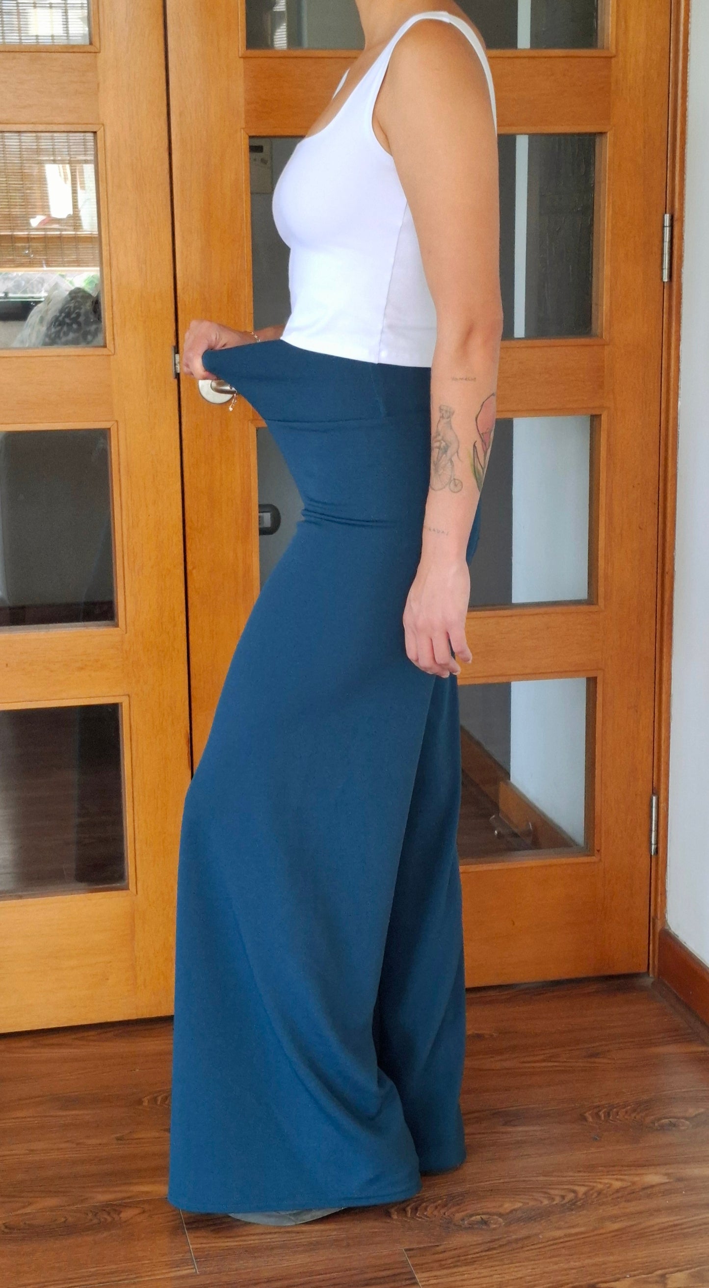 PALAZZOS LUPPE VERDE PETROLEO (Tela Sofia)