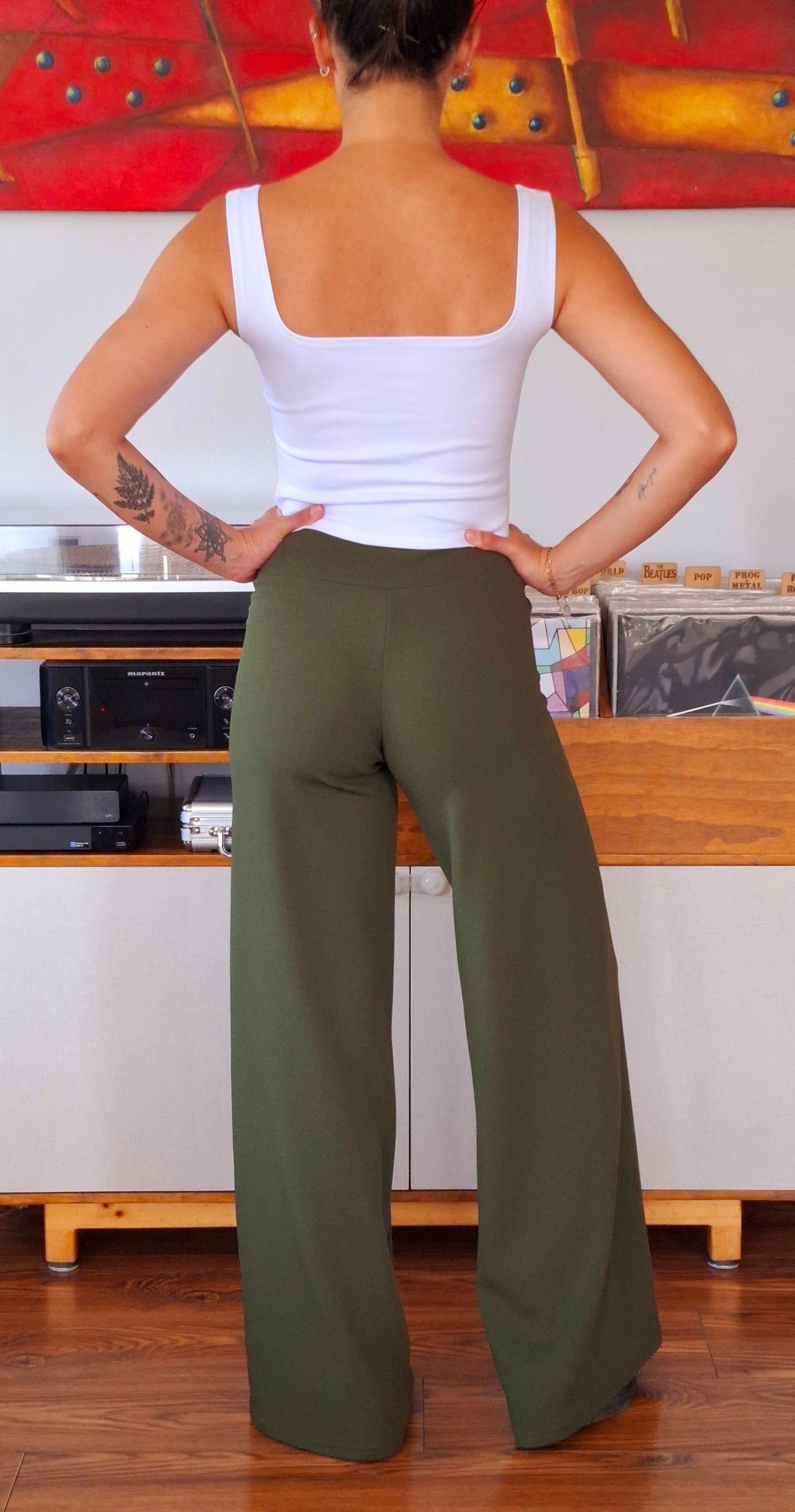 PALAZZOS LUPPE VERDE OLIVO  (Tela Sofia)