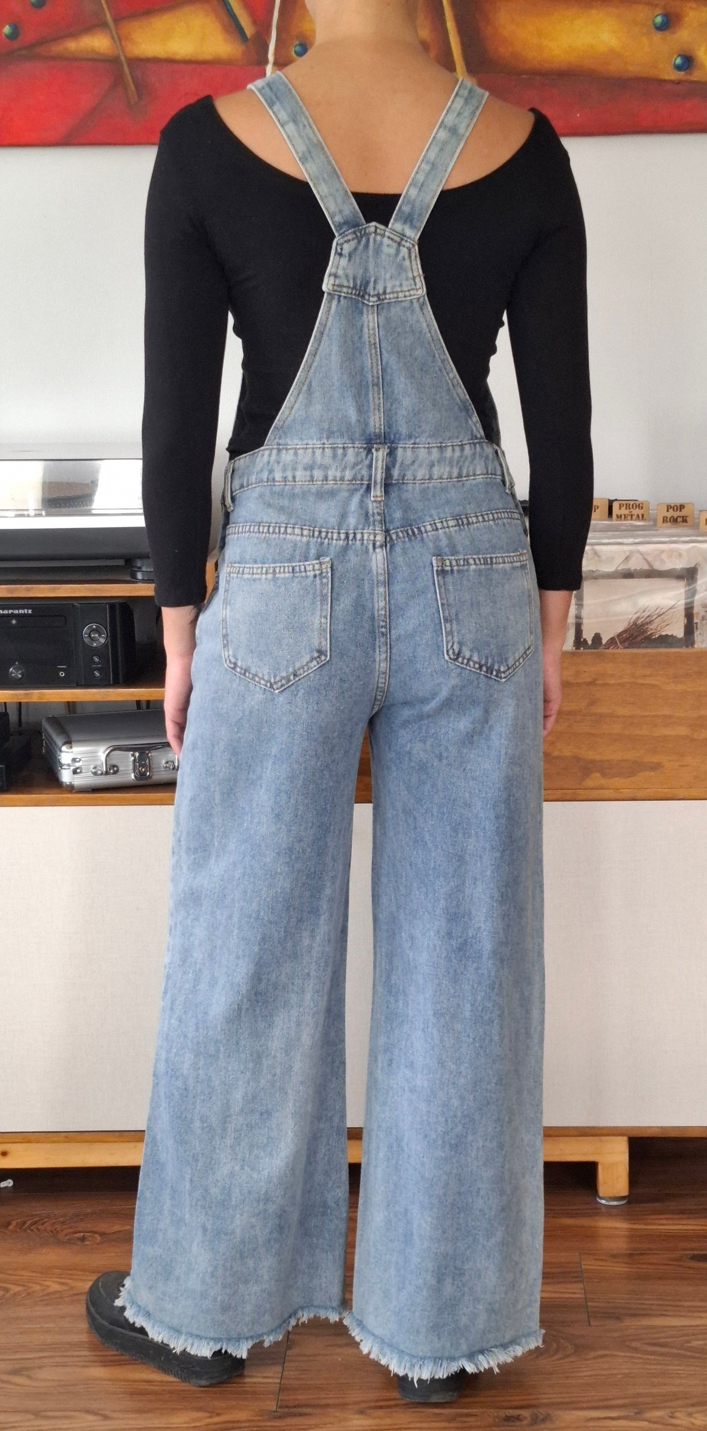 JARDINERA JEANS PIERNA ANCHA