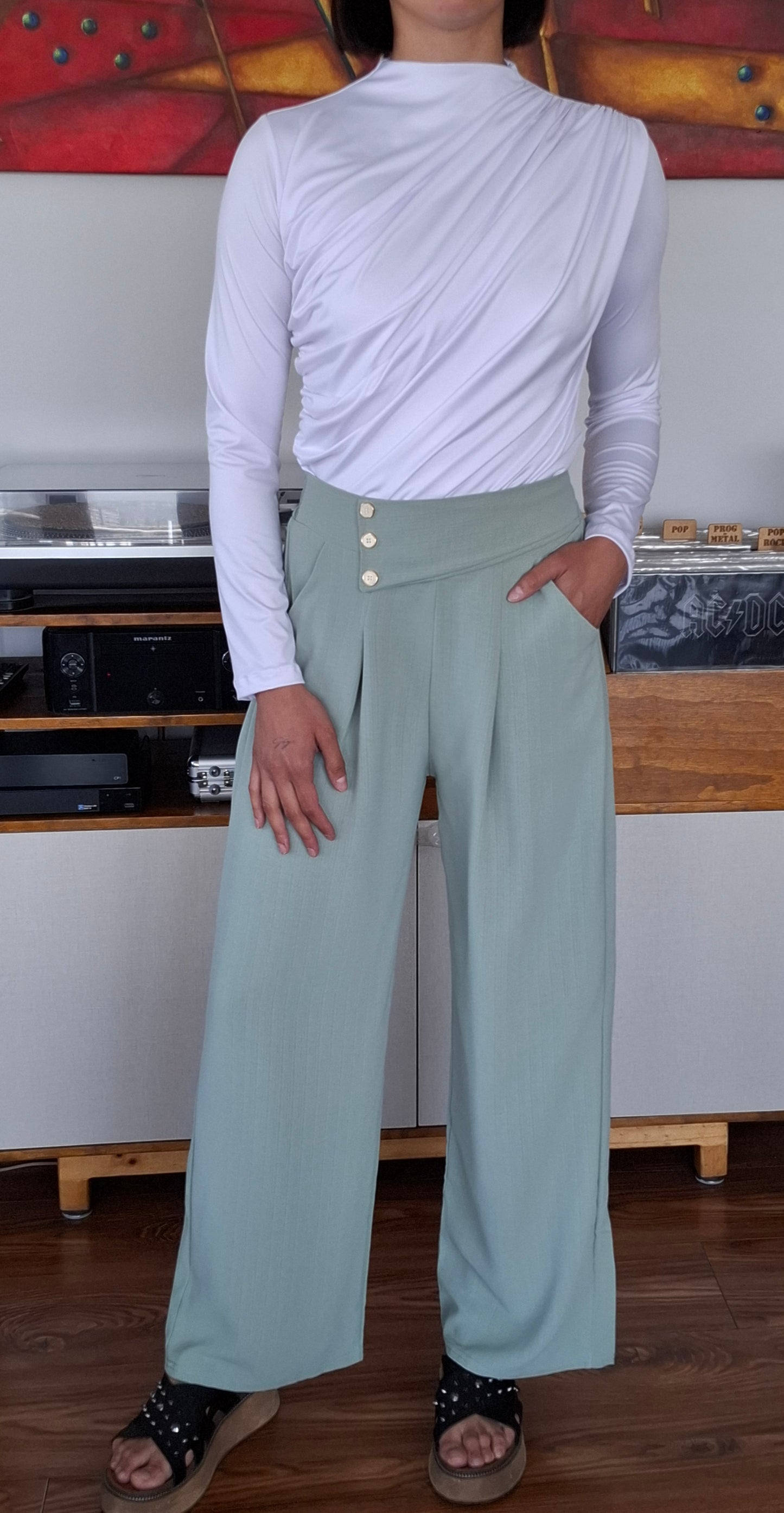 POLERA BASIC CLASIC BLANCA