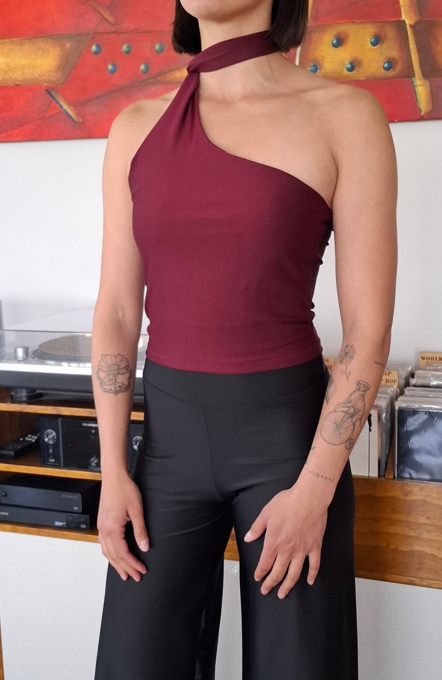 CROP TOP ROCK BURDEO