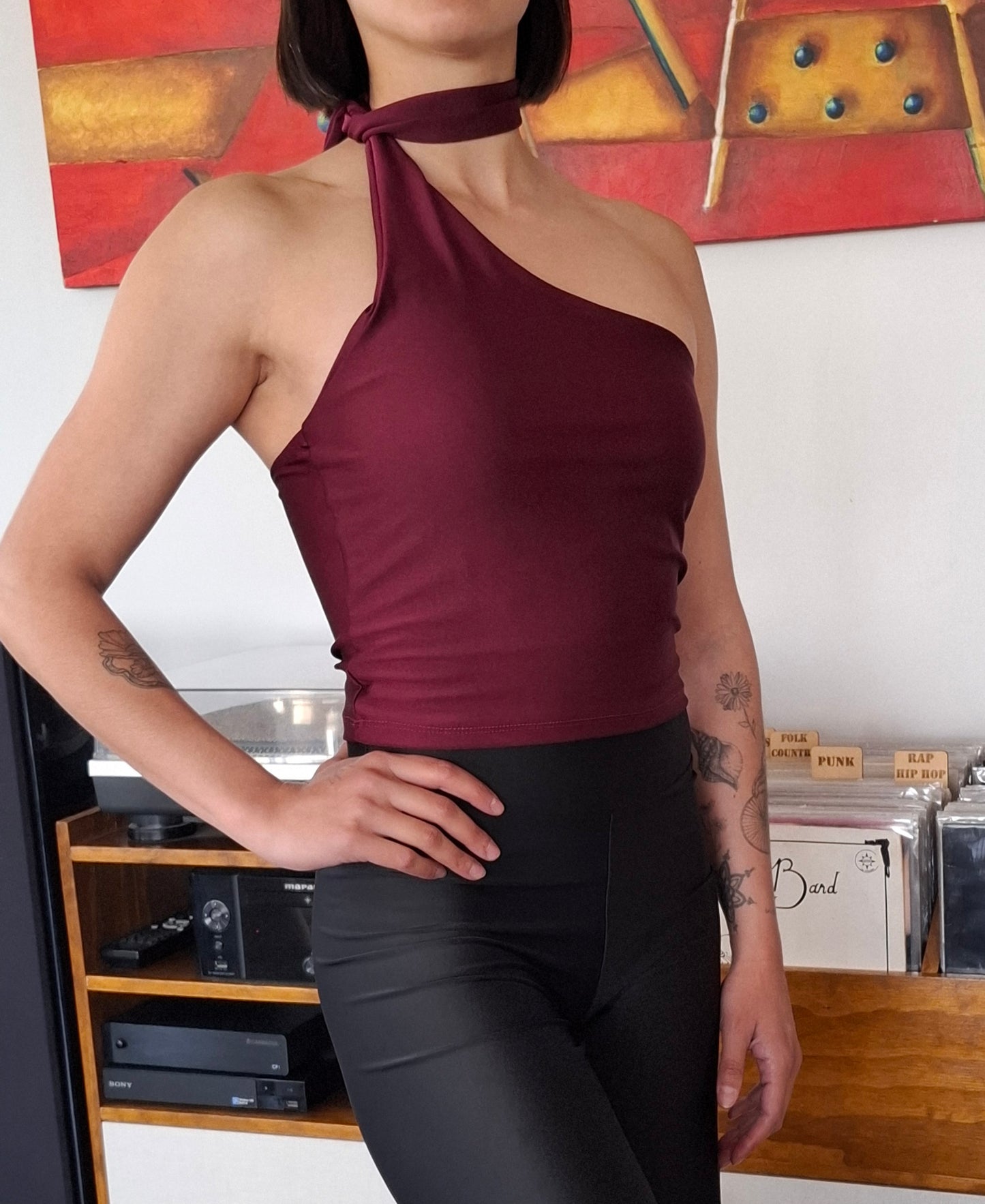 CROP TOP ROCK BURDEO