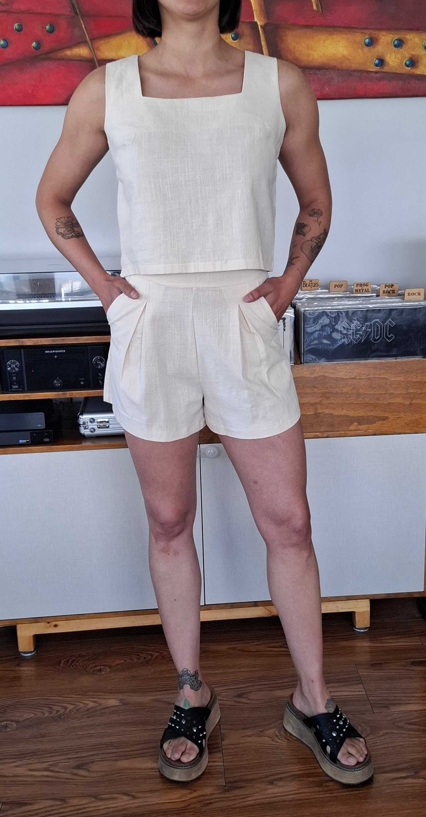 CONJUNTO 2 PIEZAS CRUDO