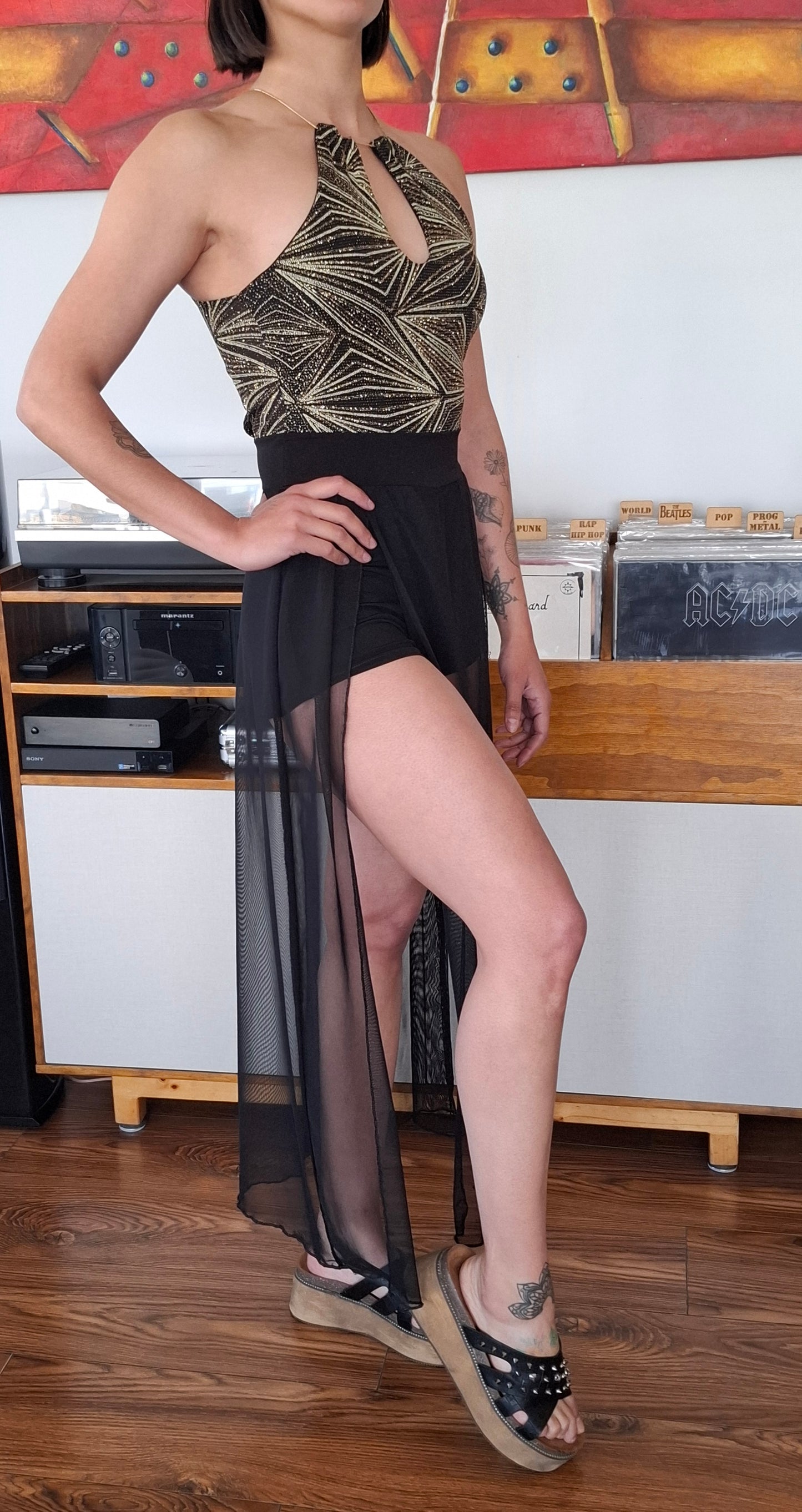 ENTERITO -VESTIDO DE FIESTA