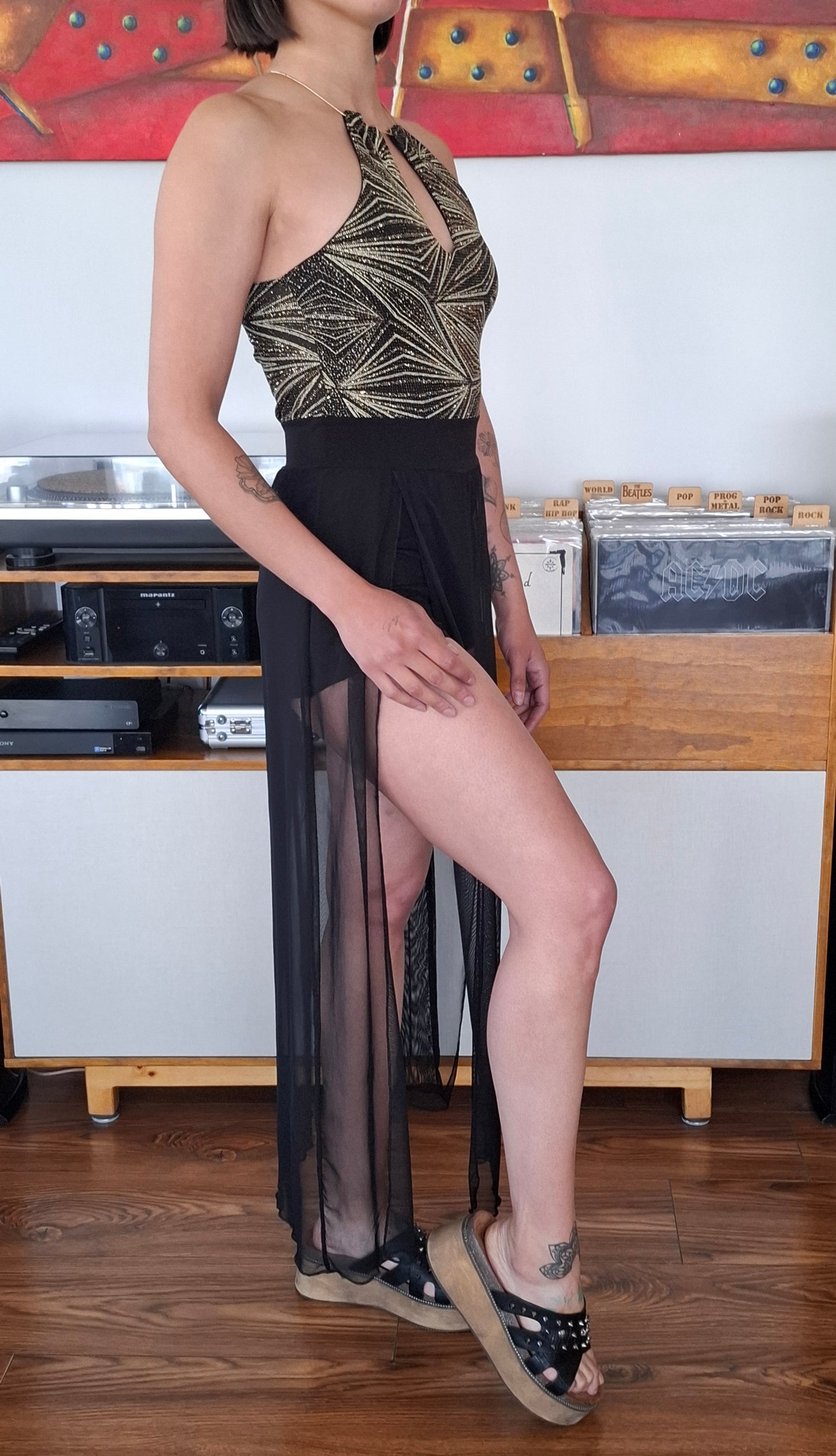 ENTERITO -VESTIDO DE FIESTA