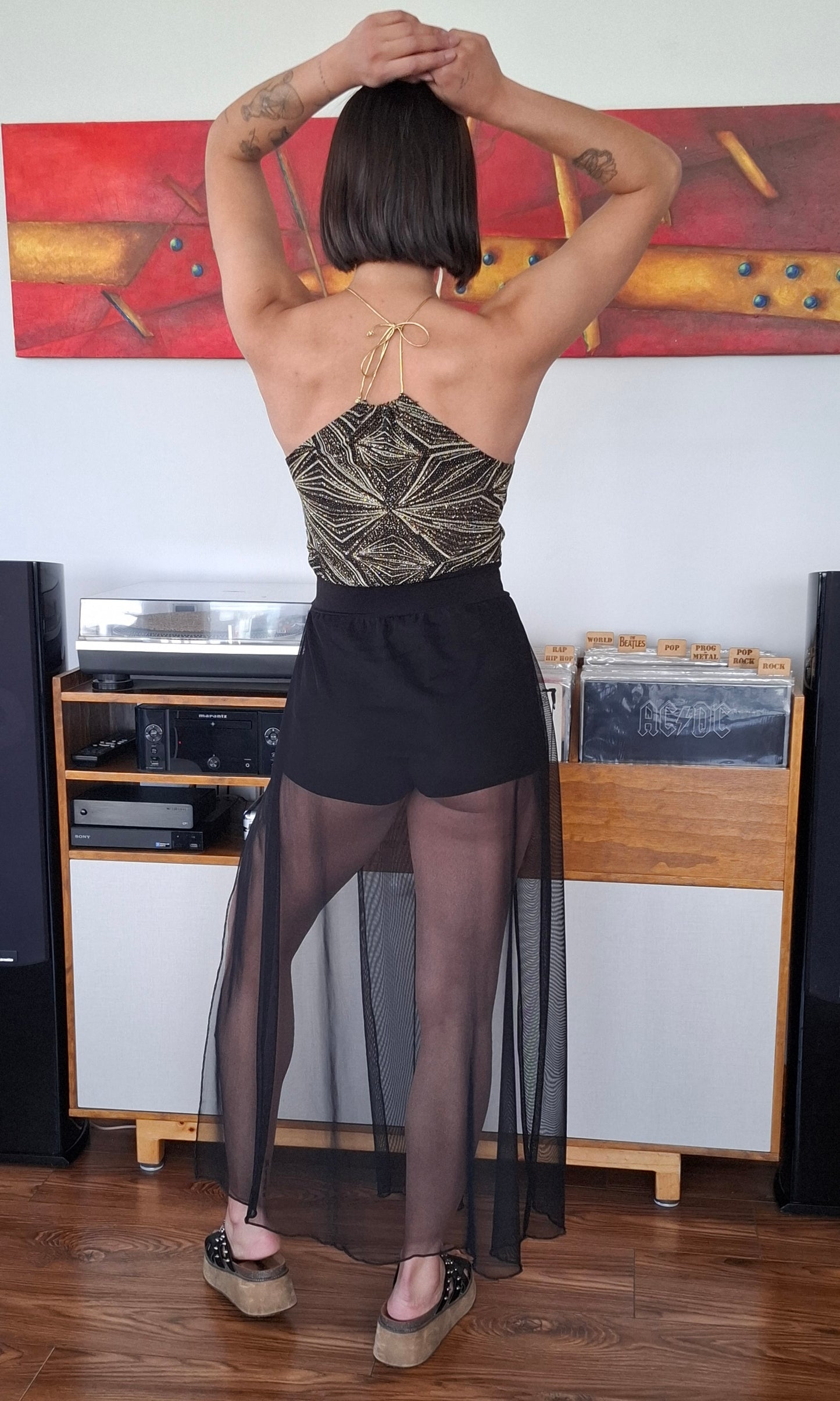 ENTERITO -VESTIDO DE FIESTA