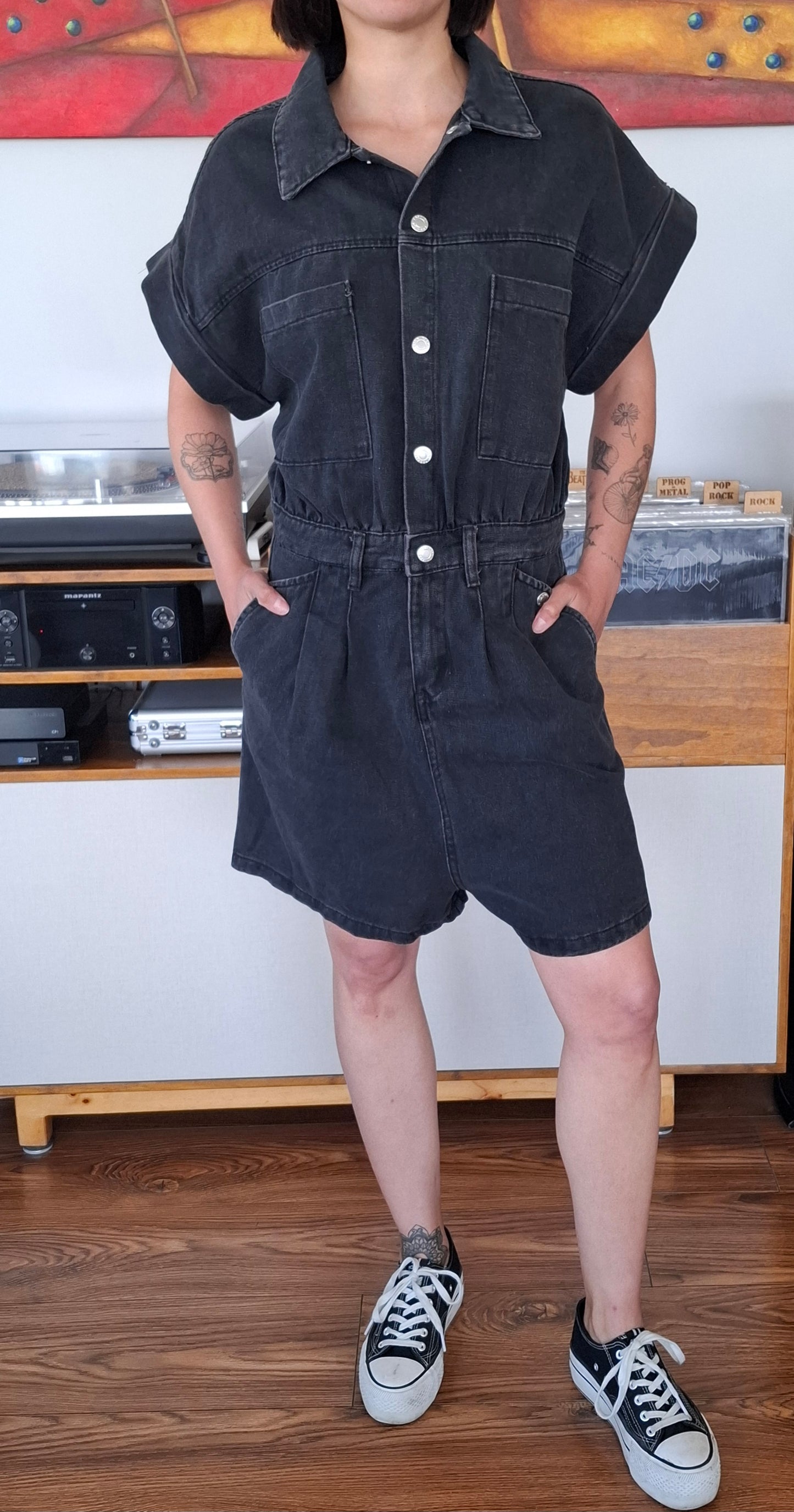 JUMPSUIT JEANS NEGRO