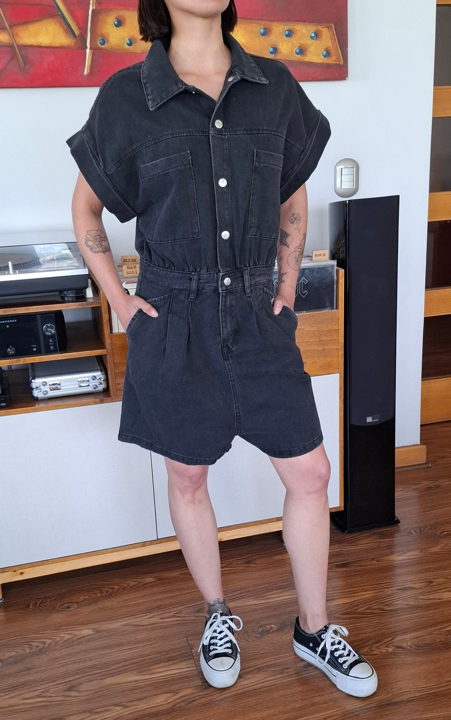 JUMPSUIT JEANS NEGRO