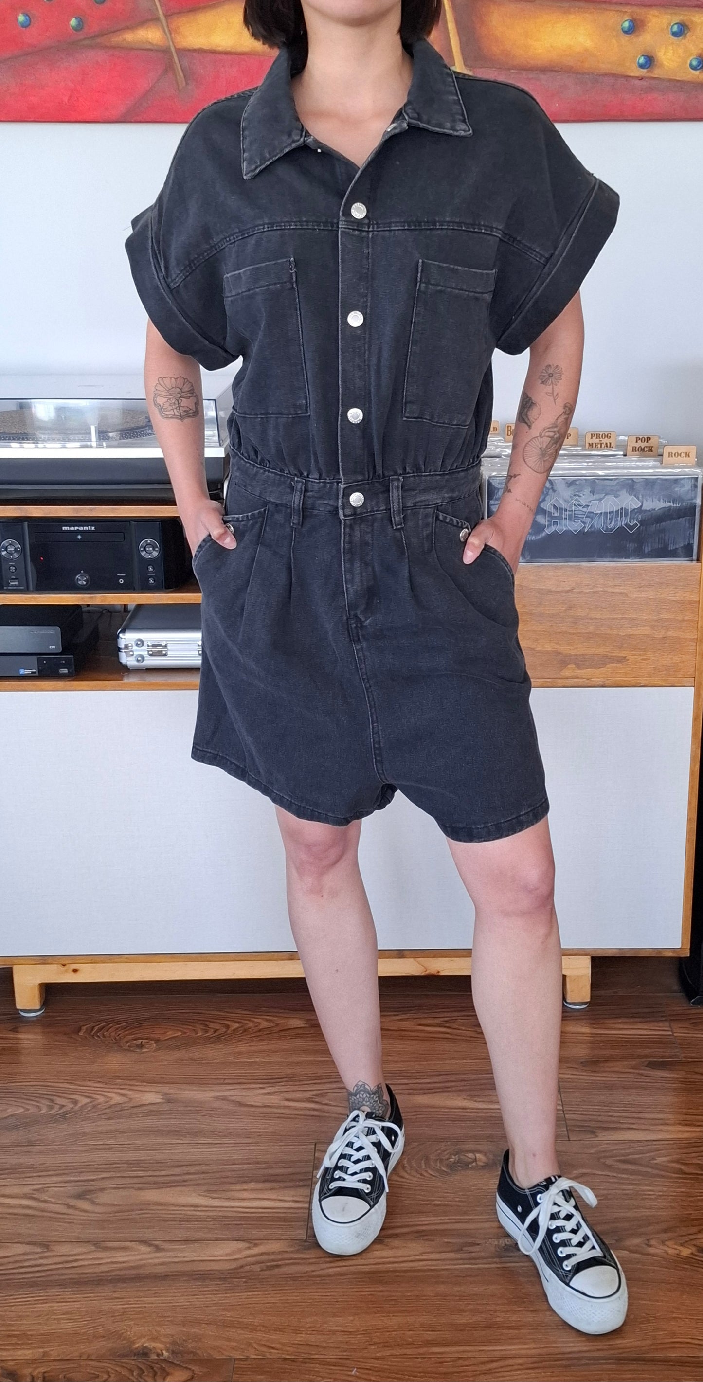 JUMPSUIT JEANS NEGRO