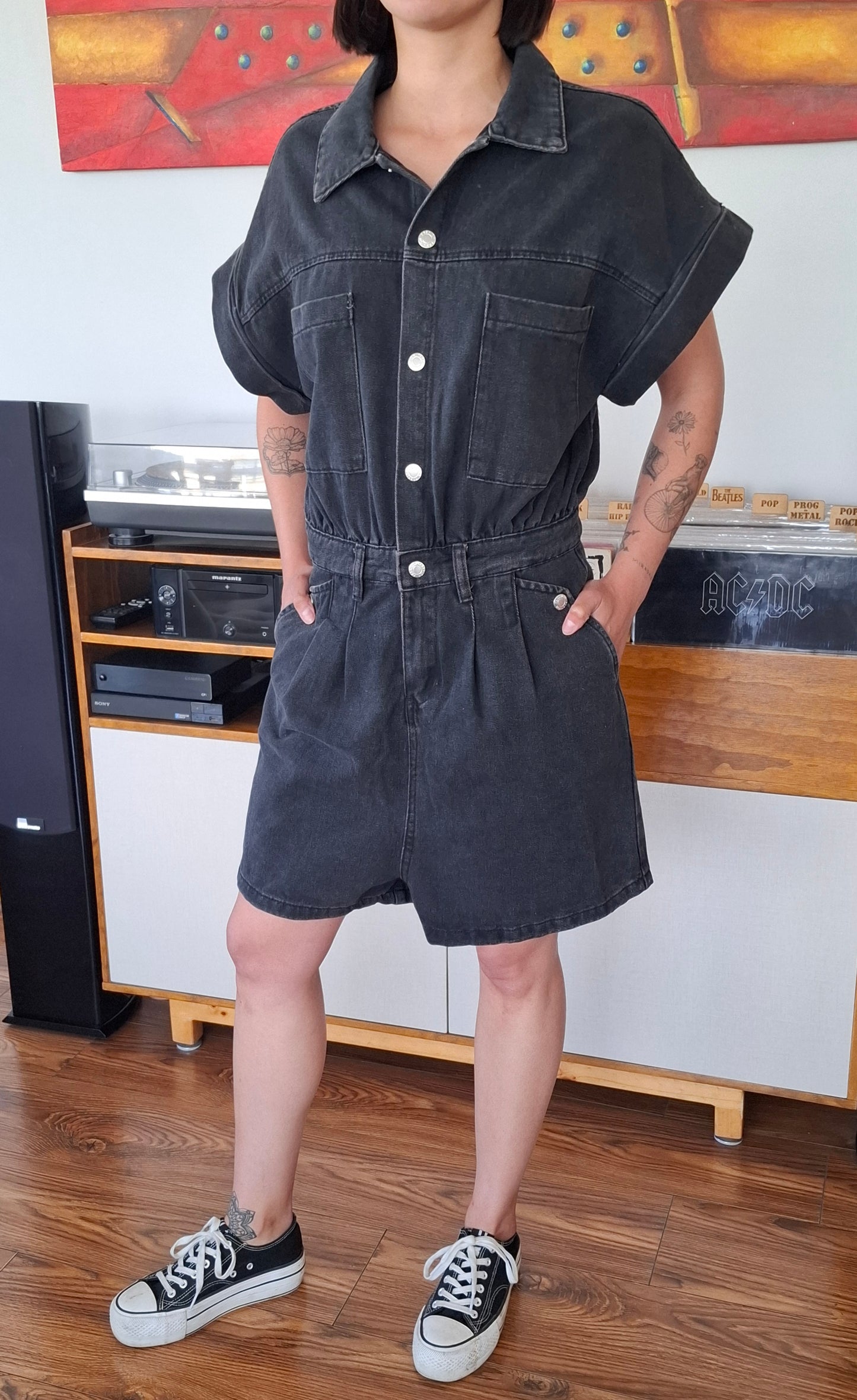 JUMPSUIT JEANS NEGRO