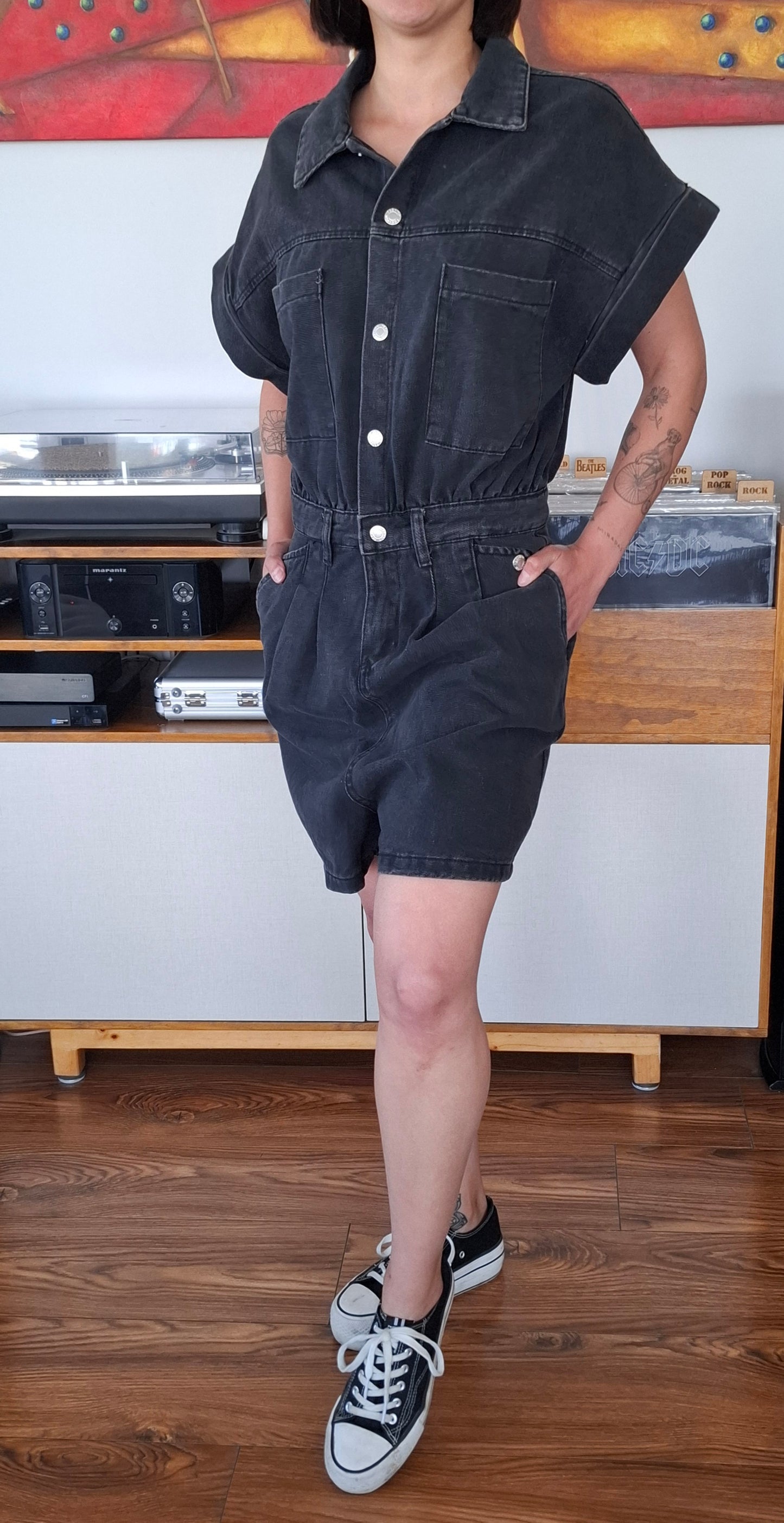 JUMPSUIT JEANS NEGRO