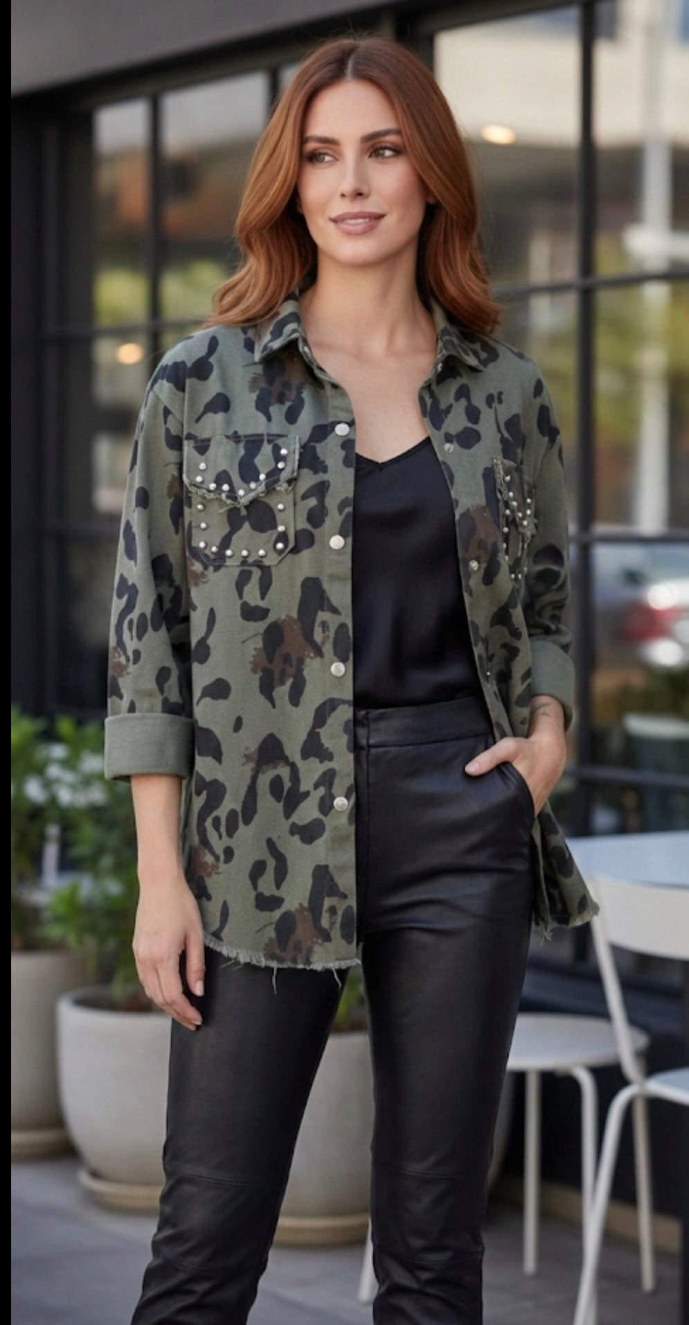CHAQUETA NAI  (tipo camisa gruesa)