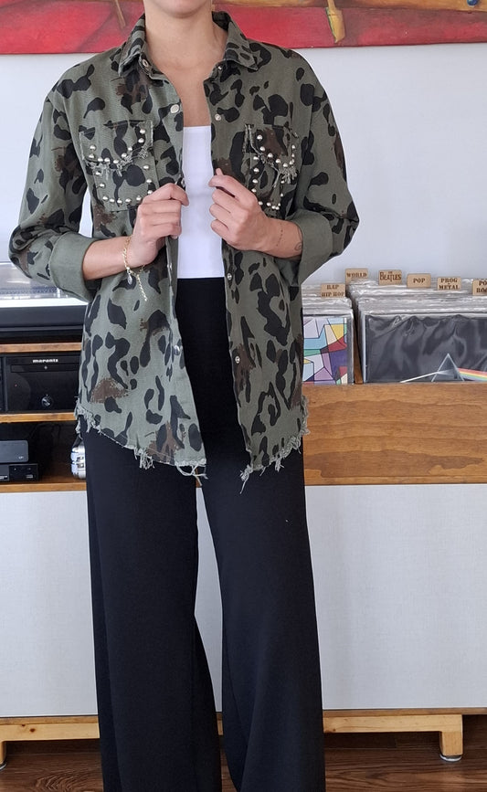 CHAQUETA NAI  (tipo camisa gruesa)